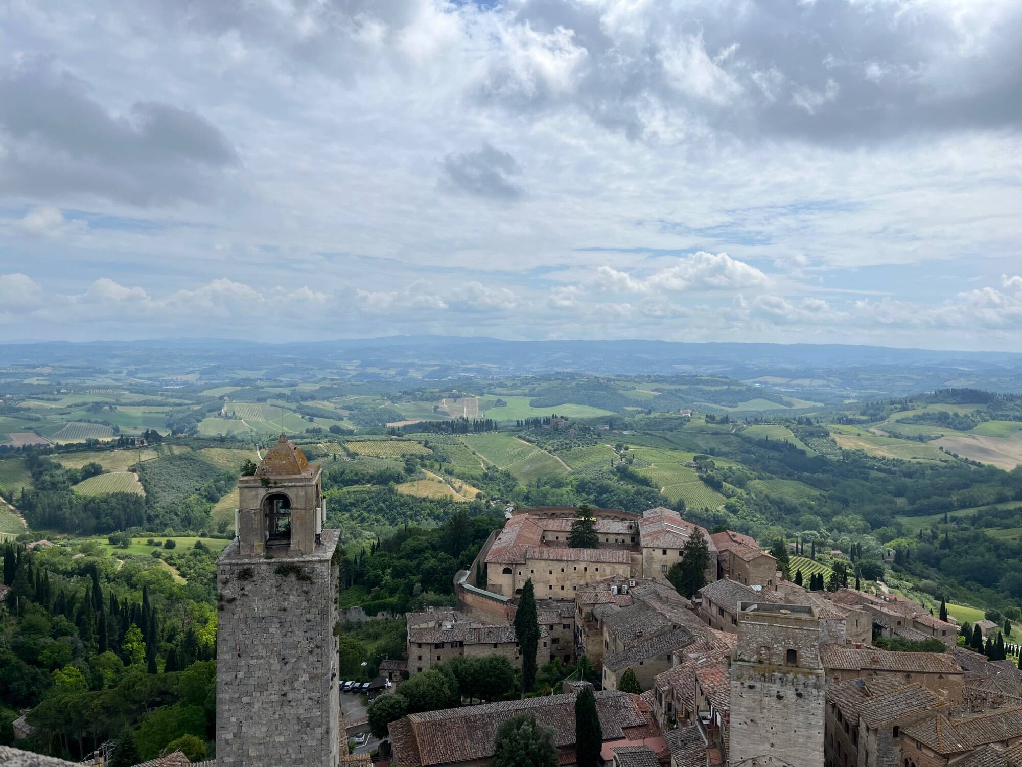 summer in Siena blog Cameron view of landscape